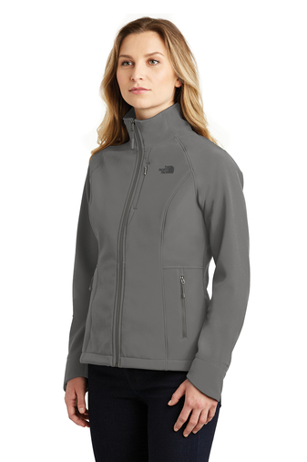 The North Face Ladies 96/4 Recycled Polyester Elastane Apex Barrier Soft Shell Full Zip Jacket With Pockets
